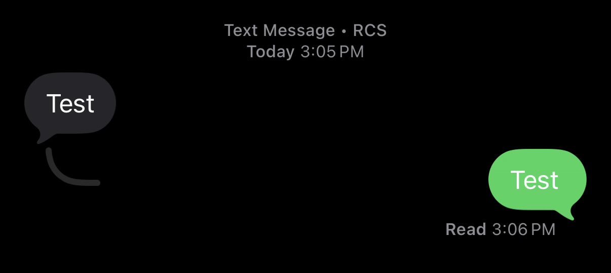 Apple iOS 27 DB2 - Messaggi - risposte ai messaggi RCS aaronp613
