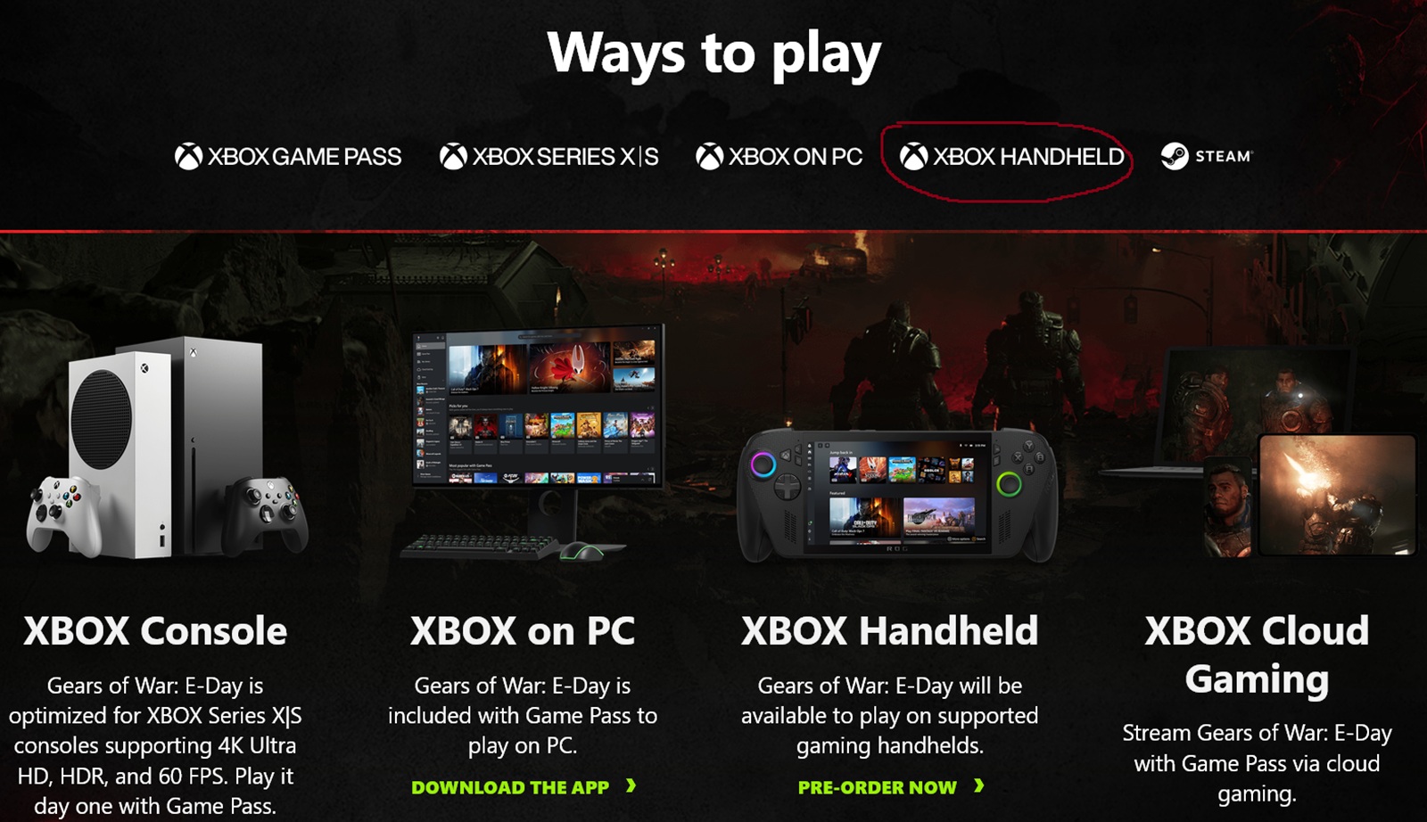 logo xbox handheld