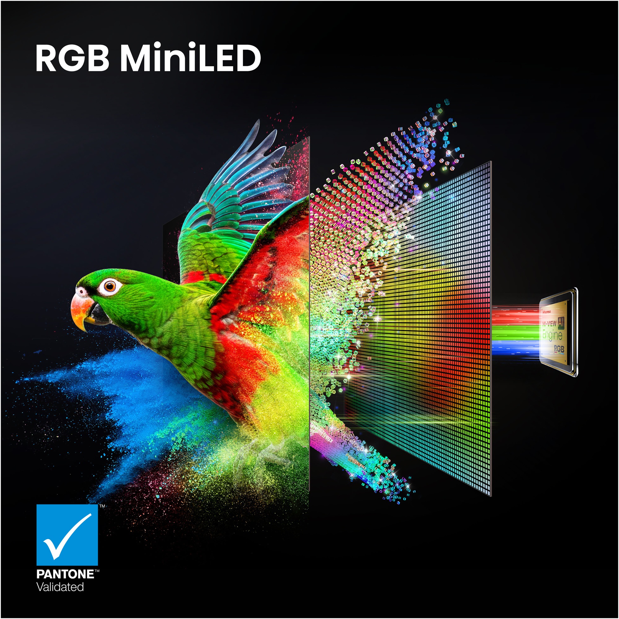 Hisense smart TV RGB Mini LED 2026 - tecnologia