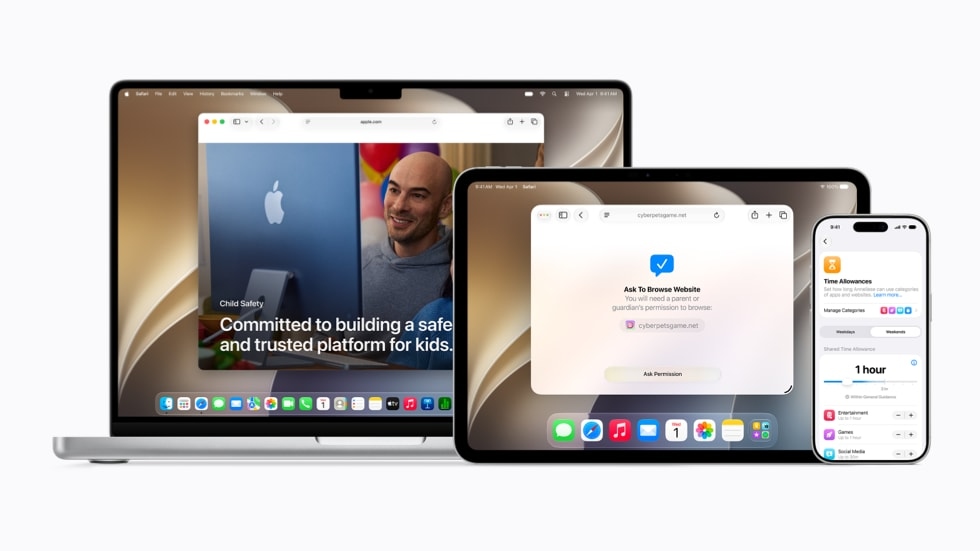Apple annuncia le nuove funzioni di sicurezza per i minori