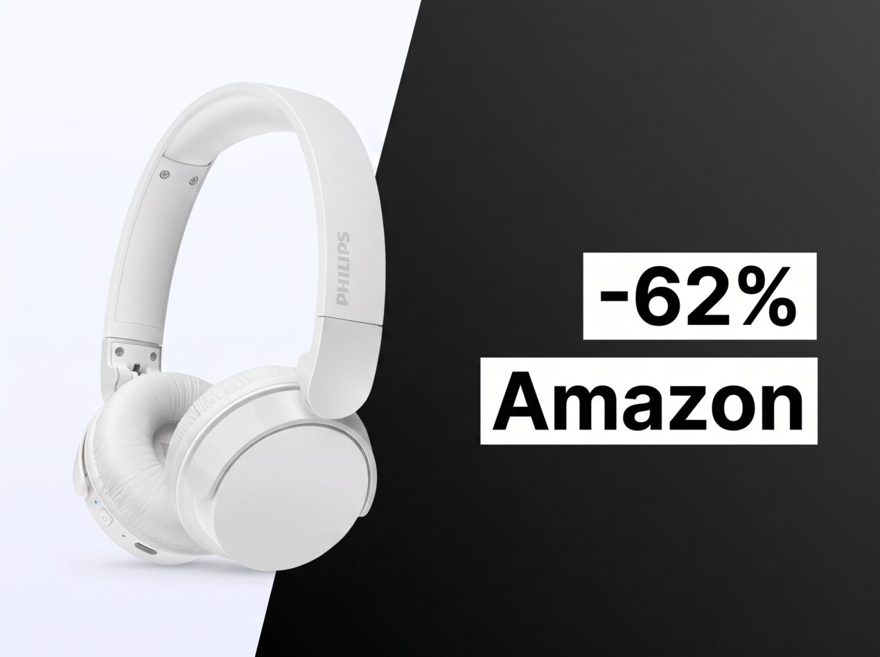 55 ore di autonomia e memory foam a 14,99€: le cuffie Philips crollano a 14,99€ al Prime Day