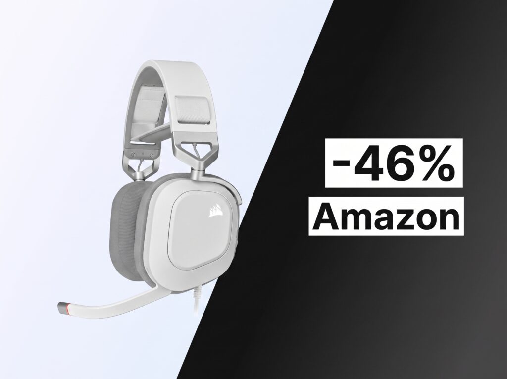 Corsair HS80 RGB USB al minimo storico: cuffia gaming con microfono broadcast a 69,99€ (-46%) 1