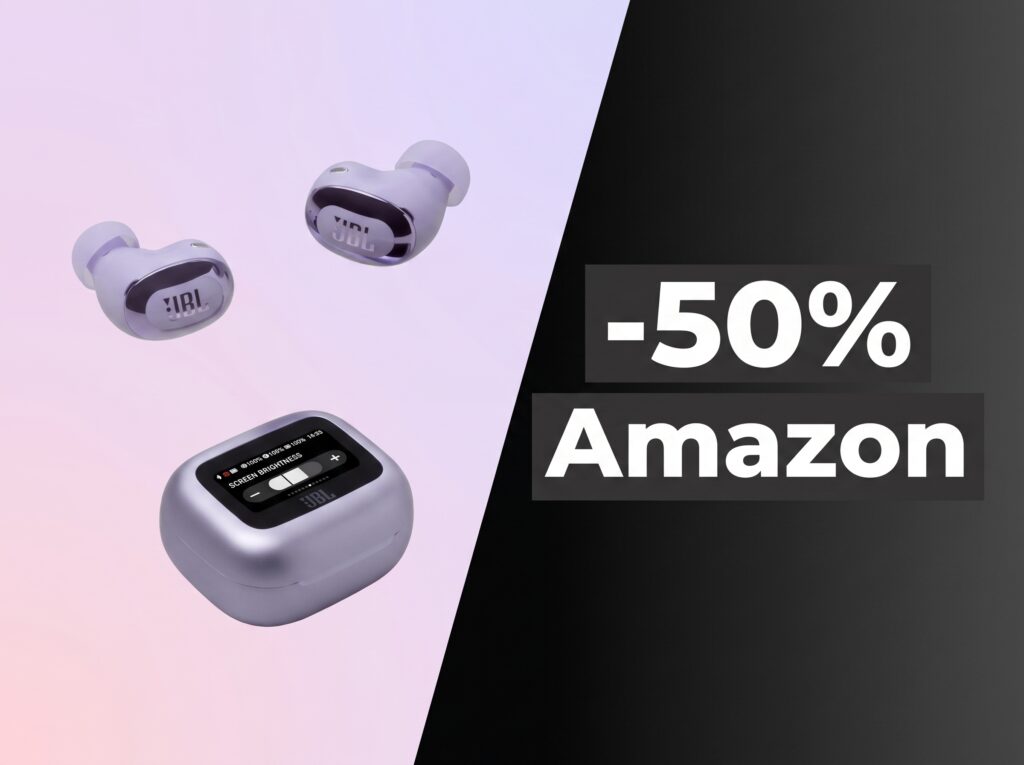 Le cuffiette con custodia smart JBL Live Buds 3 al minimo storico su Amazon: sconto del 50% 1