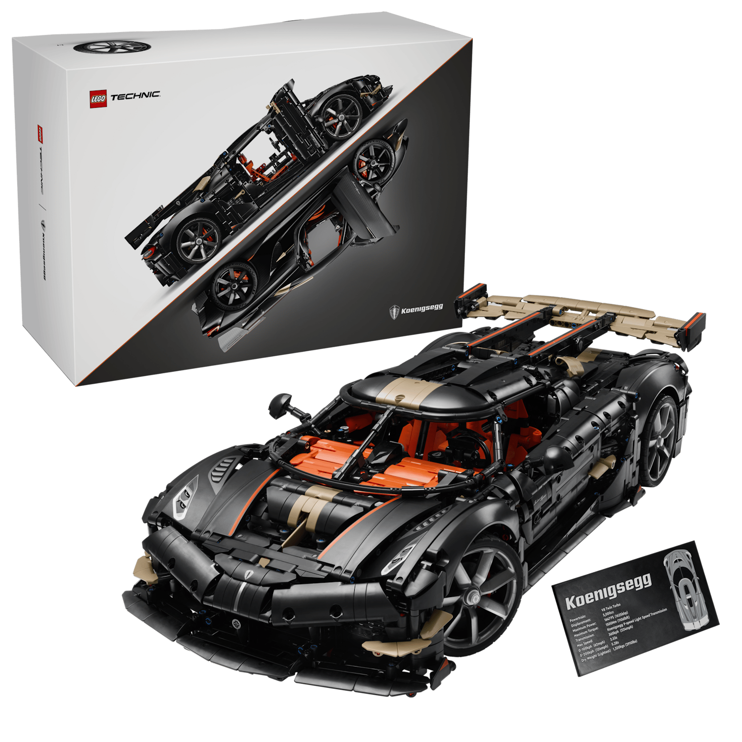 È ufficiale il nuovo atteso set LEGO Technic: arriva la Koenigsegg Sadair's Spear 6