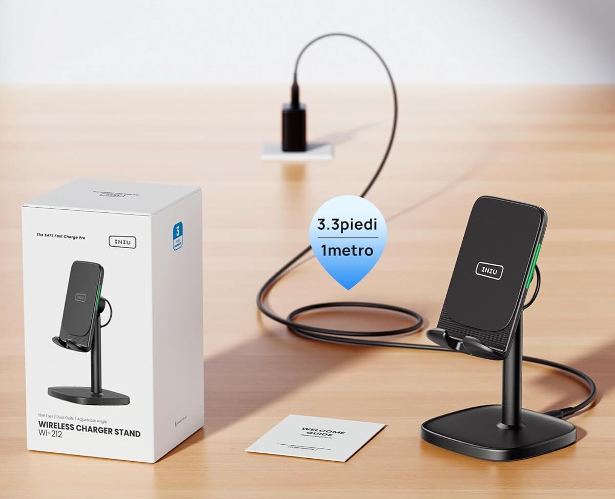 L'affare definitivo per chi cerca uno Stand caricatore wireless veloce, versatile ed economico