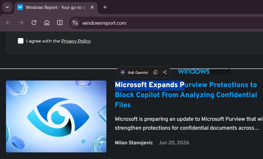 Google testa un nuovo pulsante Chiedi a Gemini nella versione desktop di Chrome 4