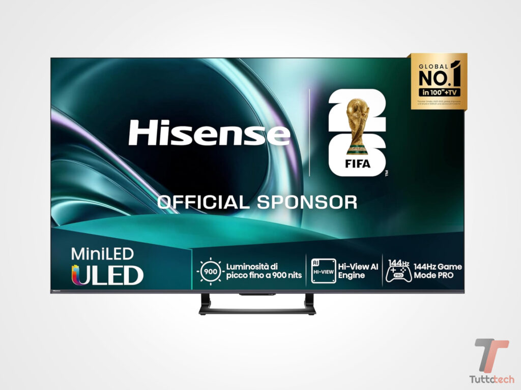 Hisense TV 50" Mini-LED a 331€: lo sconto del 34% rende il 144Hz un affare imperdibile 4