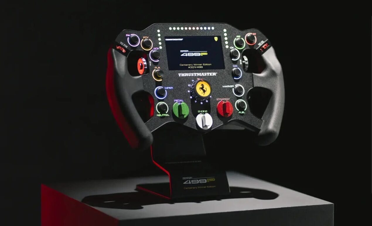 Thrustmaster Ferrari 499P è il volante in edizione limitata a 499 esemplari per il sim racing