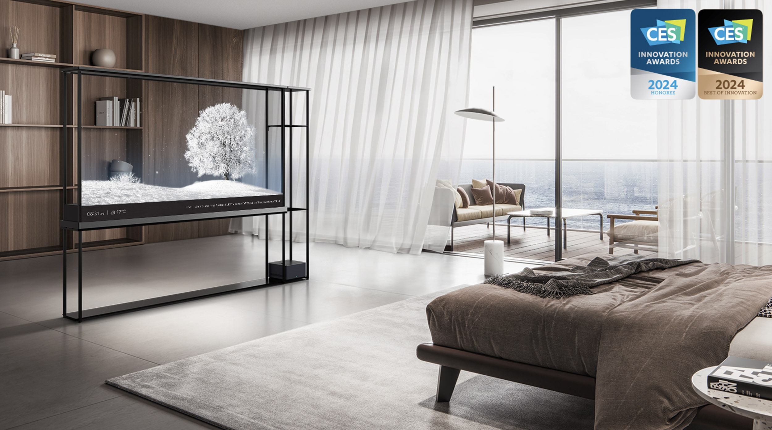 LG SIGNATURE OLED T arriva in Italia: debutta il primo TV OLED trasparente wireless 3
