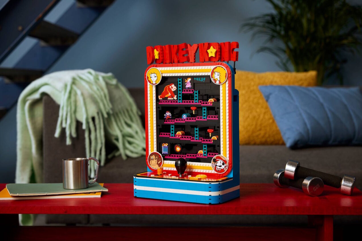 LEGO Donkey Kong Arcade è il nuovo set della linea Super Mario, e funziona davvero!