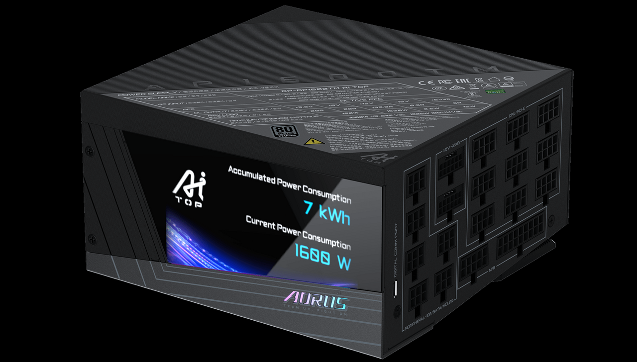 GIGABYTE AORUS P1600W è il nuovo alimentatore da 1.600 watt per PC estremi 4