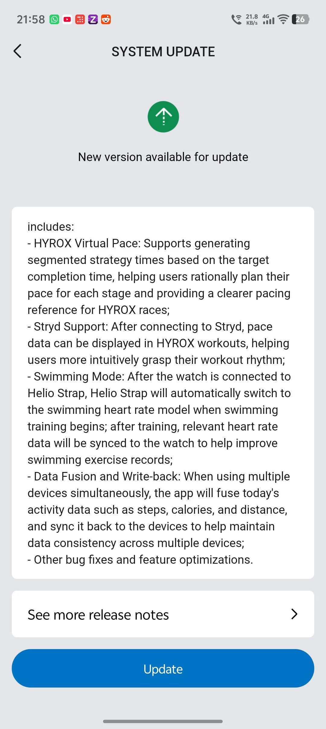 Amazfit Active 3 Premium - aggiornamento v3.24.0.1 - changelog