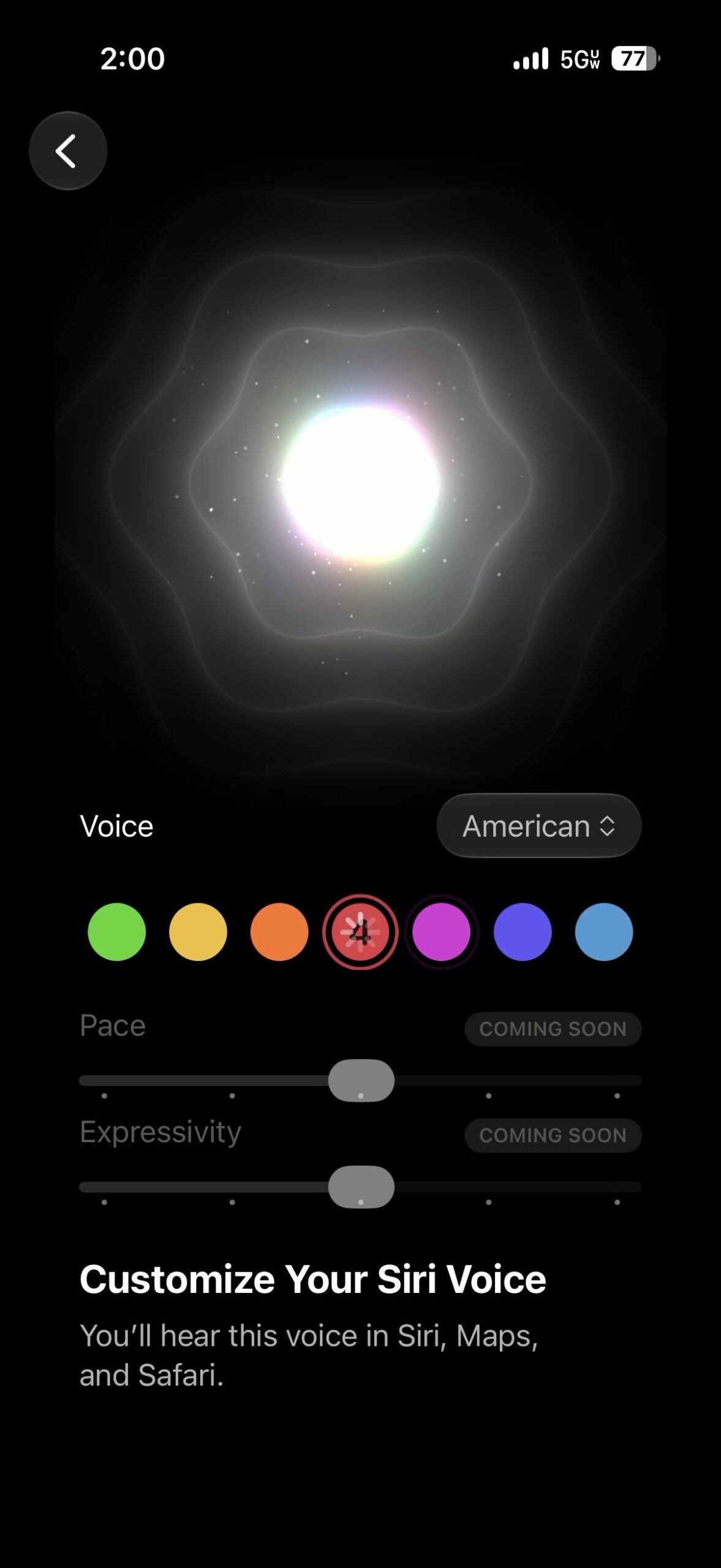 Apple iOS 27 Beta 4 - Siri AI - Novità selettore voci