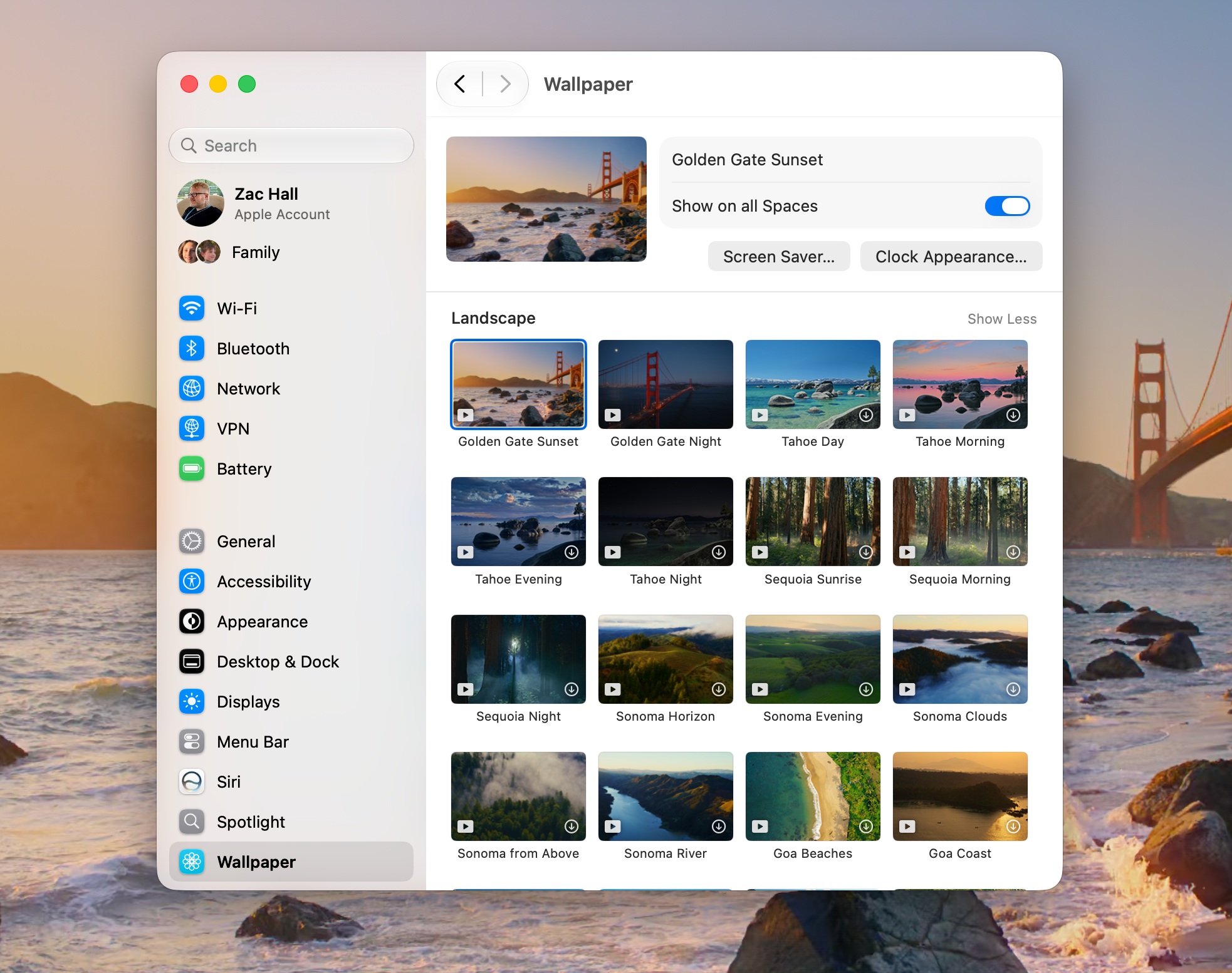 Apple macOS 27 Golden Gate Beta 3 - Nuovi sfondi 9to5Mac