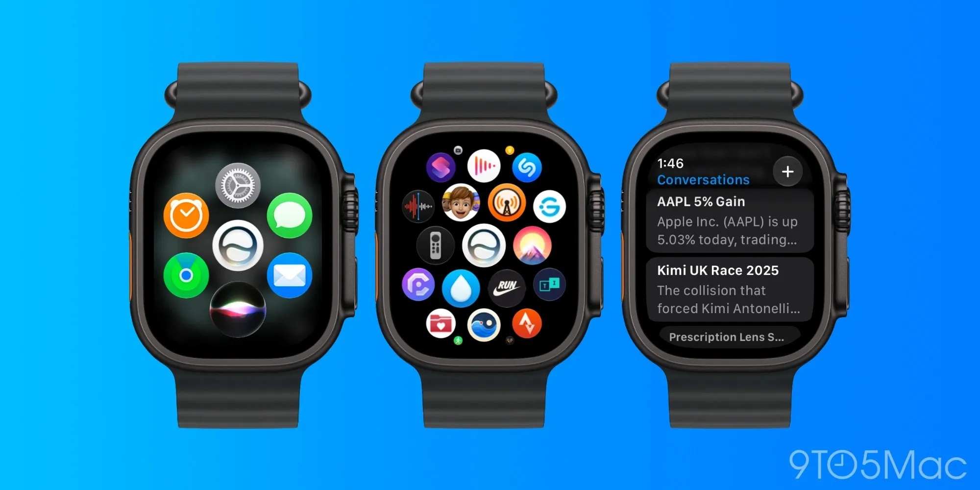 Apple watchOS 27 Beta 3 - integrazione Siri AI e app Siri 9to5Mac