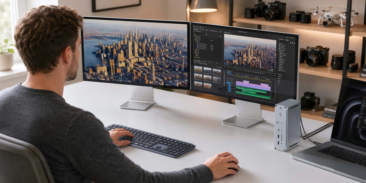 Keychron debutta con la prima Dock Thunderbolt 5 da 14 porte, fino a 140 W e doppio display 8K