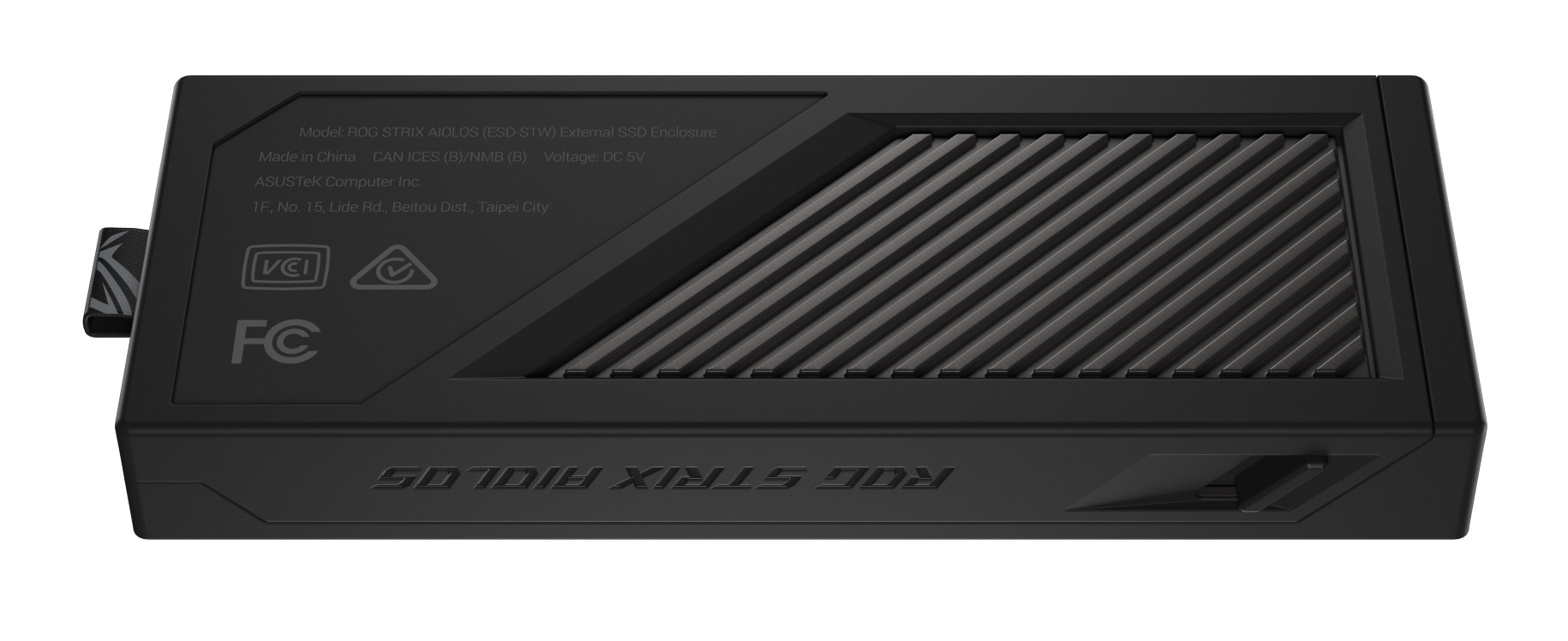 ASUS annuncia ROG Strix Aiolos, l'SSD enclosure USB 20 Gbps con RGB e design tool-less 3