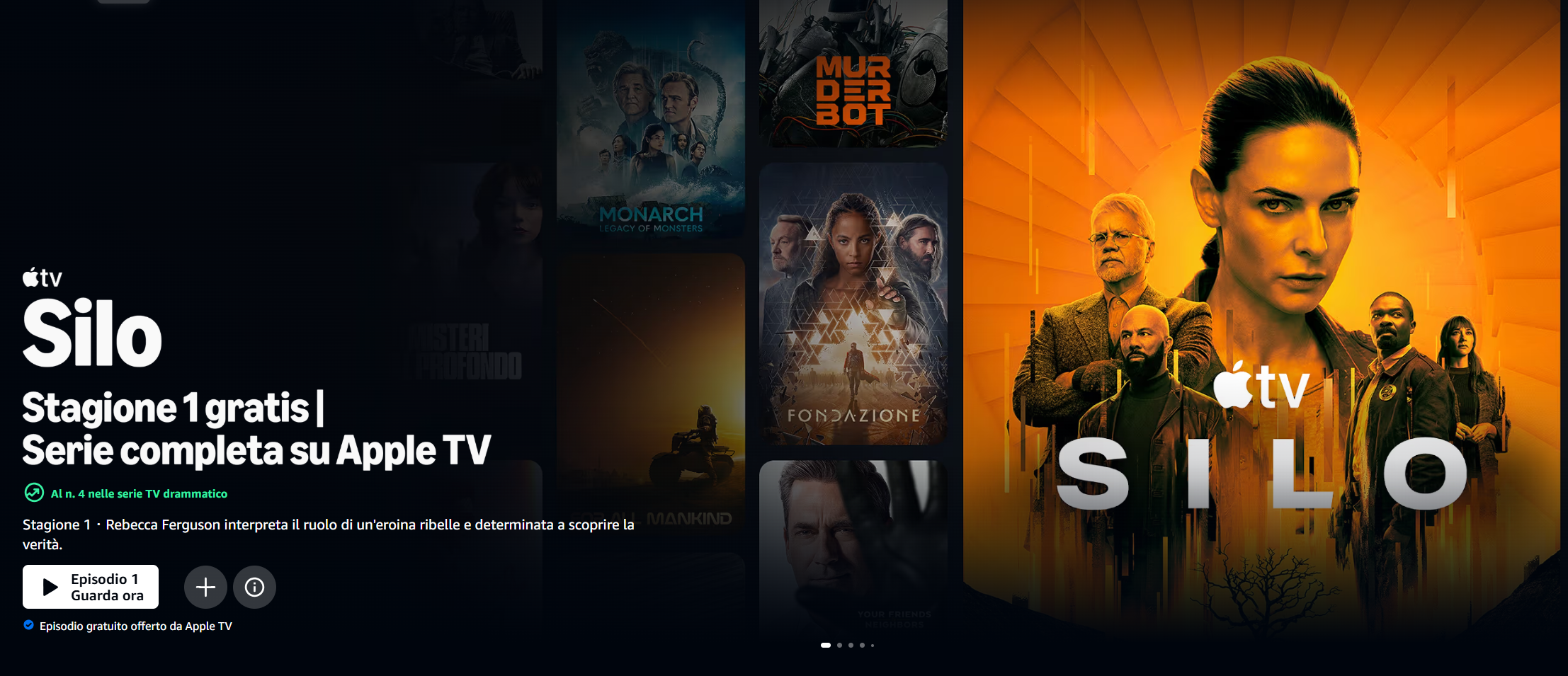 Silo gratis su Prime Video