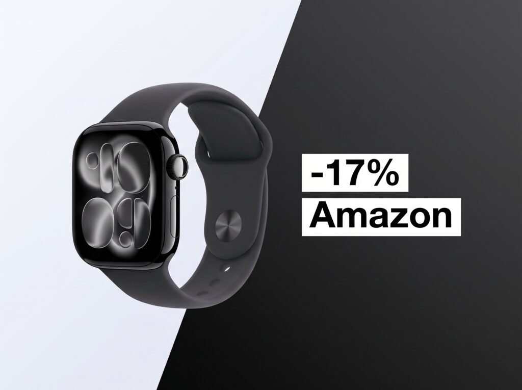 Apple Watch Series 11 GPS + Cellular a 479€ su Amazon: 100€ di sconto per il modello completo 1