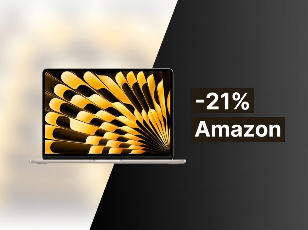 MacBook Air 13'' M5 quasi 300€ di sconto su Amazon: l'offerta da non perdere 1