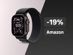 Apple Watch Ultra 3 in titanio nero crolla su Amazon: 173€ di sconto sul miglior smartwatch outdoor 5