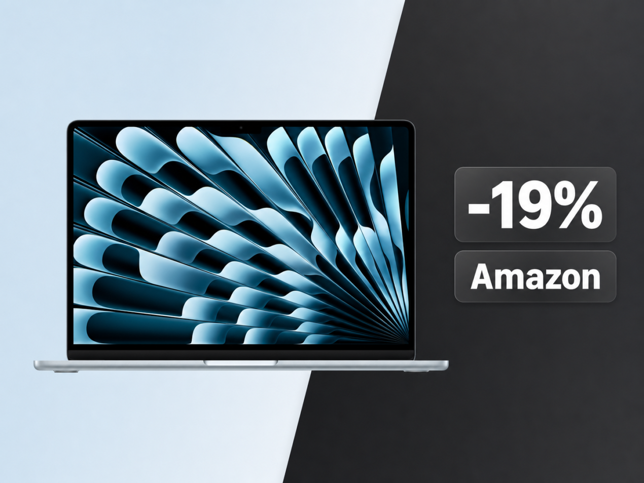 MacBook Air 13" M5 in offerta su Amazon: 271€ di sconto sul modello Celeste appena uscito