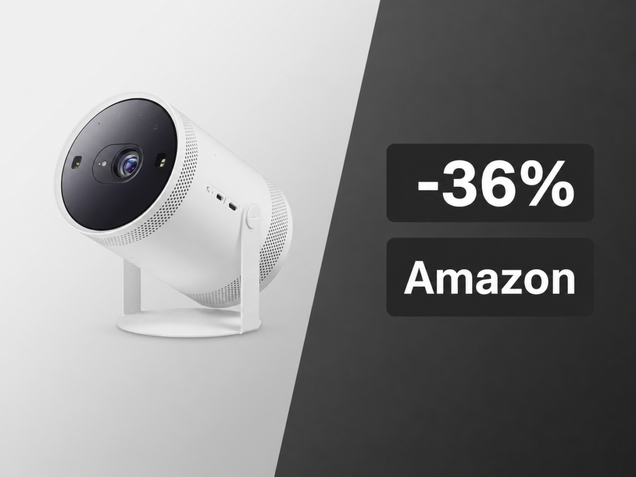 Samsung The Freestyle 2nd Gen crolla a 349€ su Amazon: sconto del 36% sul proiettore smart