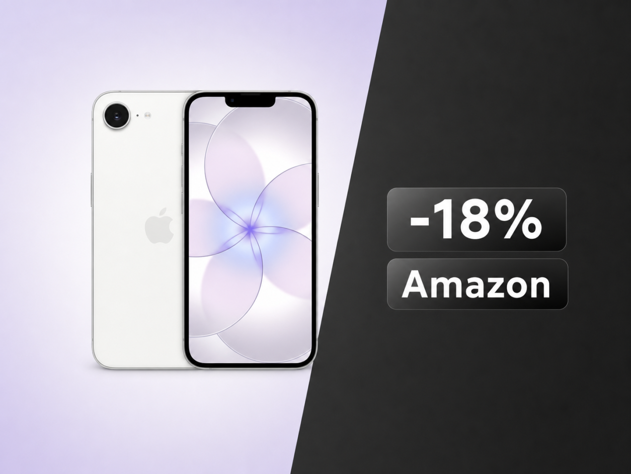iPhone 17e crolla sotto i 600€ su Amazon: 132€ di sconto sul chip A19 con 256 GB di storage