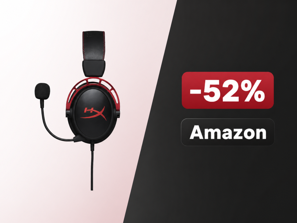 HyperX Cloud Alpha in offerta su Amazon: sconto del 52% per il miglior headset gaming sotto i 50€ 1