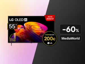LG OLED 55" 2026 a soli 605€: sconto del 60% tra offerta, NO IVA e cashback da richiedere 6