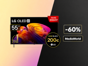 LG OLED AI B6E da 1.499€ crolla a 605€: il miglior prezzo mai visto su un TV OLED 55" del 2026 9