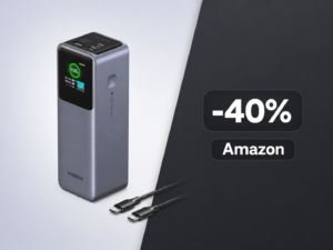 Il power bank da 200W che ricarica due laptop insieme crolla del 40% su Amazon 1