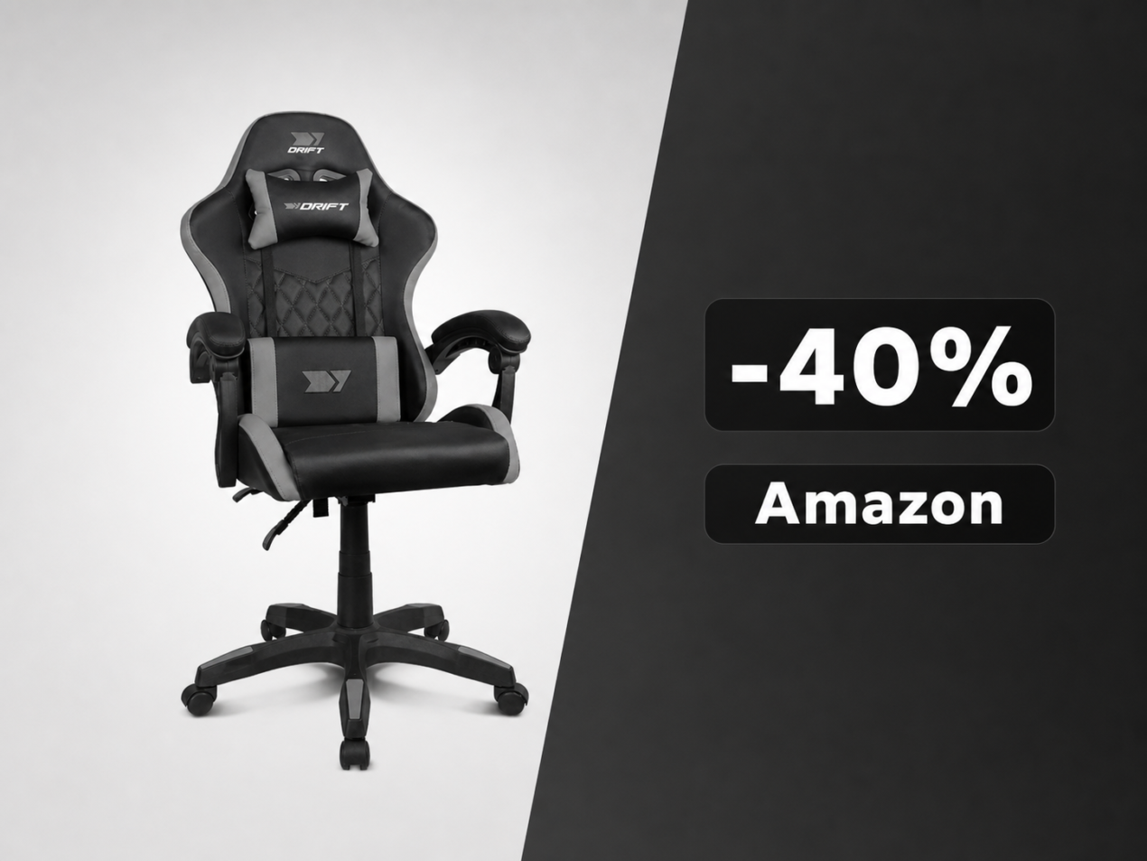 Sedia gaming ergonomica Drift DR35 al minimo storico: solo 59€ su Amazon con il 40% di sconto
