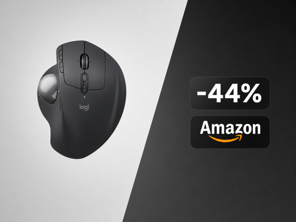 Logitech MX Ergo S crolla del 44% su Amazon: il miglior trackball ergonomico a un prezzo mai visto 1