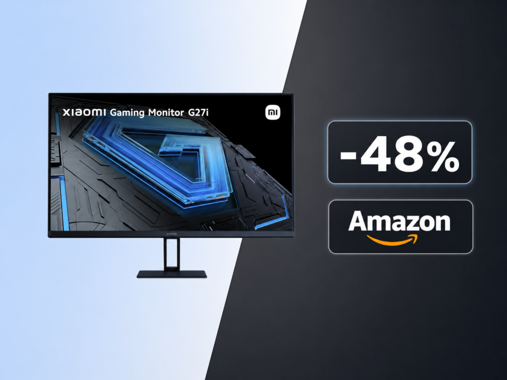 Xiaomi Gaming Monitor G27i crolla a 89€ su Amazon: sconto del 47% ai minimi storici 1