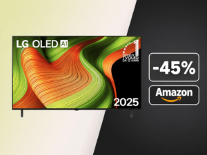 LG OLED55B56LA a 719€: il 55 pollici OLED con AI e gaming 4K@120Hz è ai minimi su Amazon 1