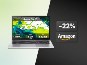 Acer Aspire Go 15 a 529€: il notebook con 16 GB di RAM e Wi-Fi 6 è un BestBuy 6