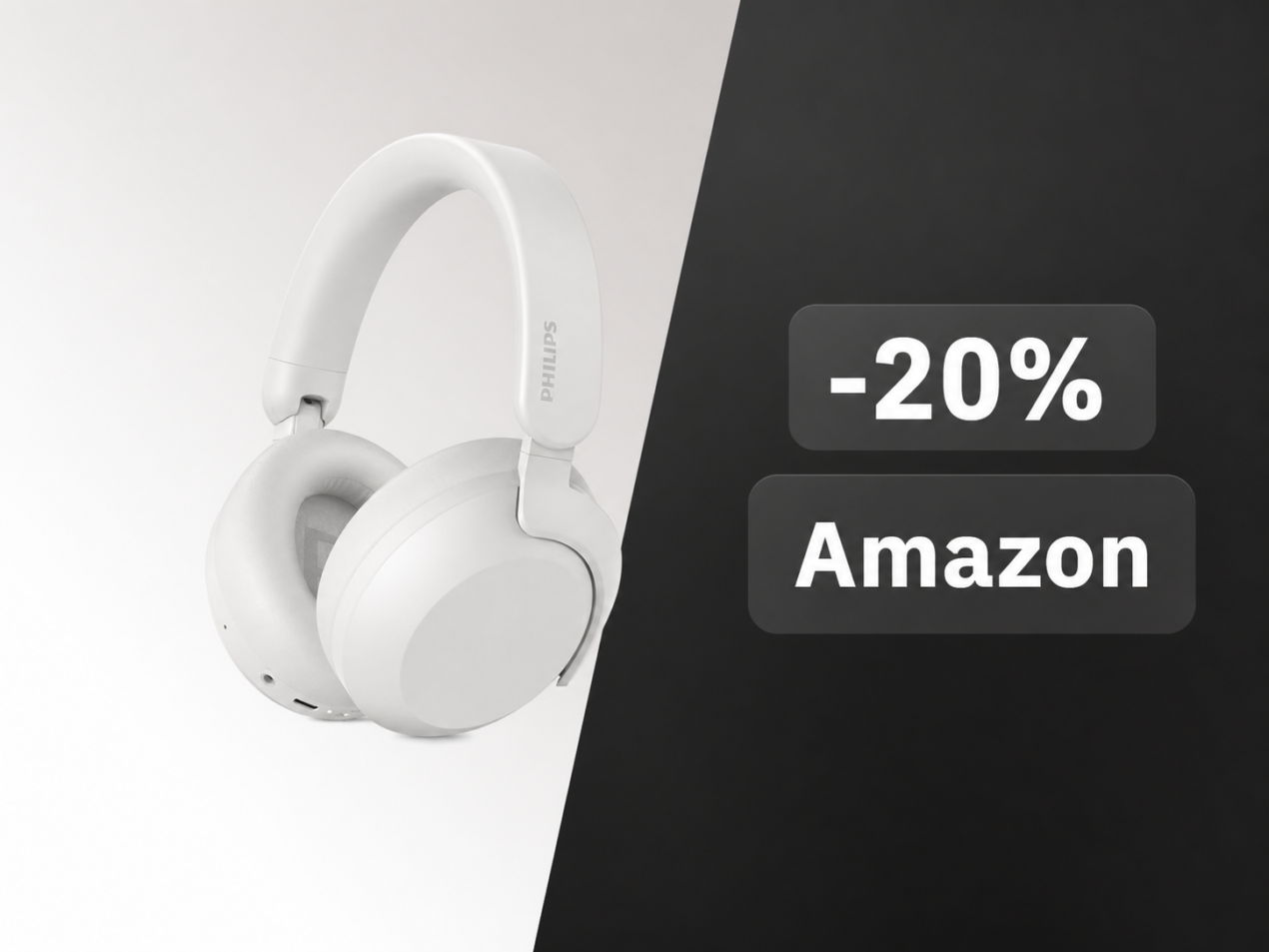 Cuffie Philips al prezzo più basso di sempre: 70 ore di autonomia, LDAC e ANC adattivo a soli 79,99€