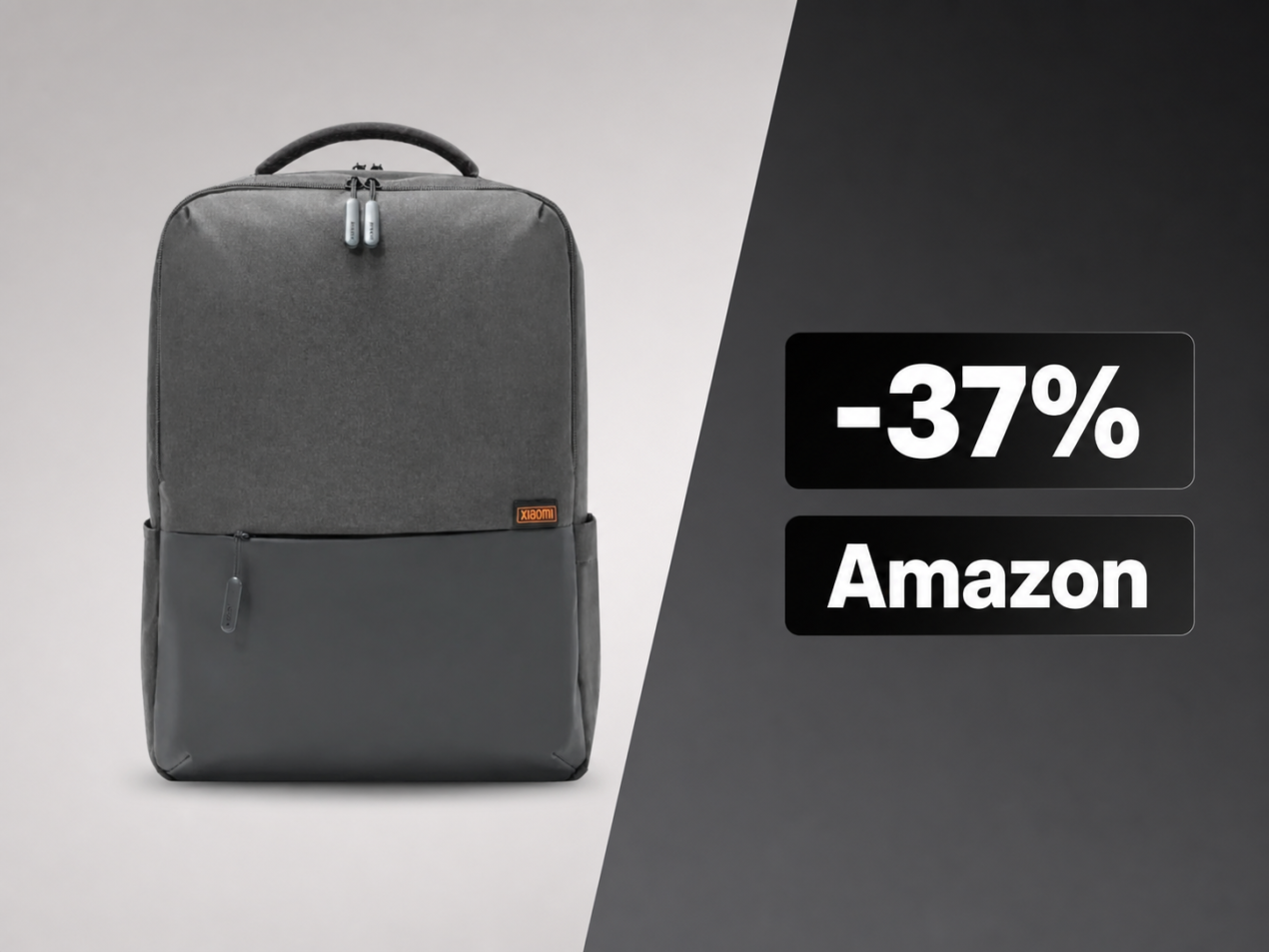 Zaino Xiaomi da lavoro al minimo storico: sconto del 37% su Amazon, solo 21,98€