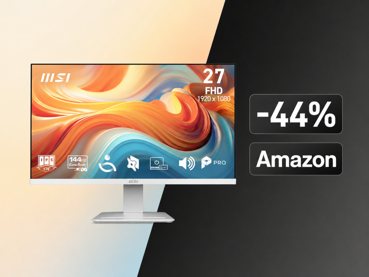 Monitor MSI da 27" a 144Hz a soli 73,90€: il prezzo più basso di sempre su Amazon