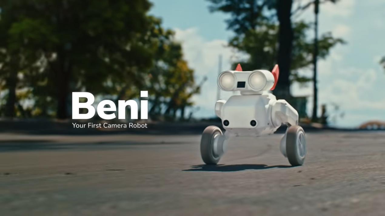 Beni è il robot che vi segue ovunque e registra video in 4K