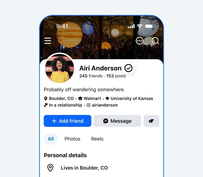 facebook verified