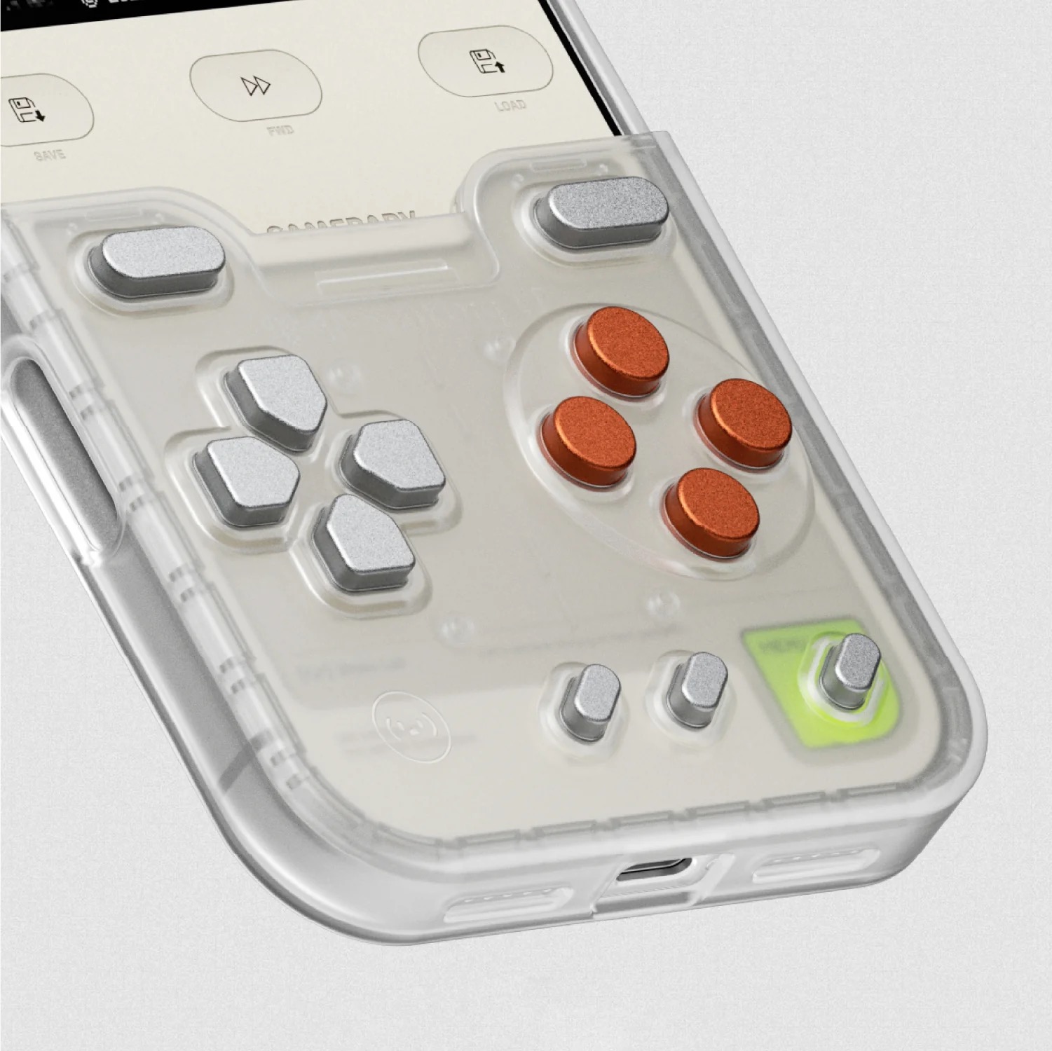 GameBaby Transparent Edition è la nuova cover da gaming per iPhone 17 Pro Max, limitata a sole 500 unità 3