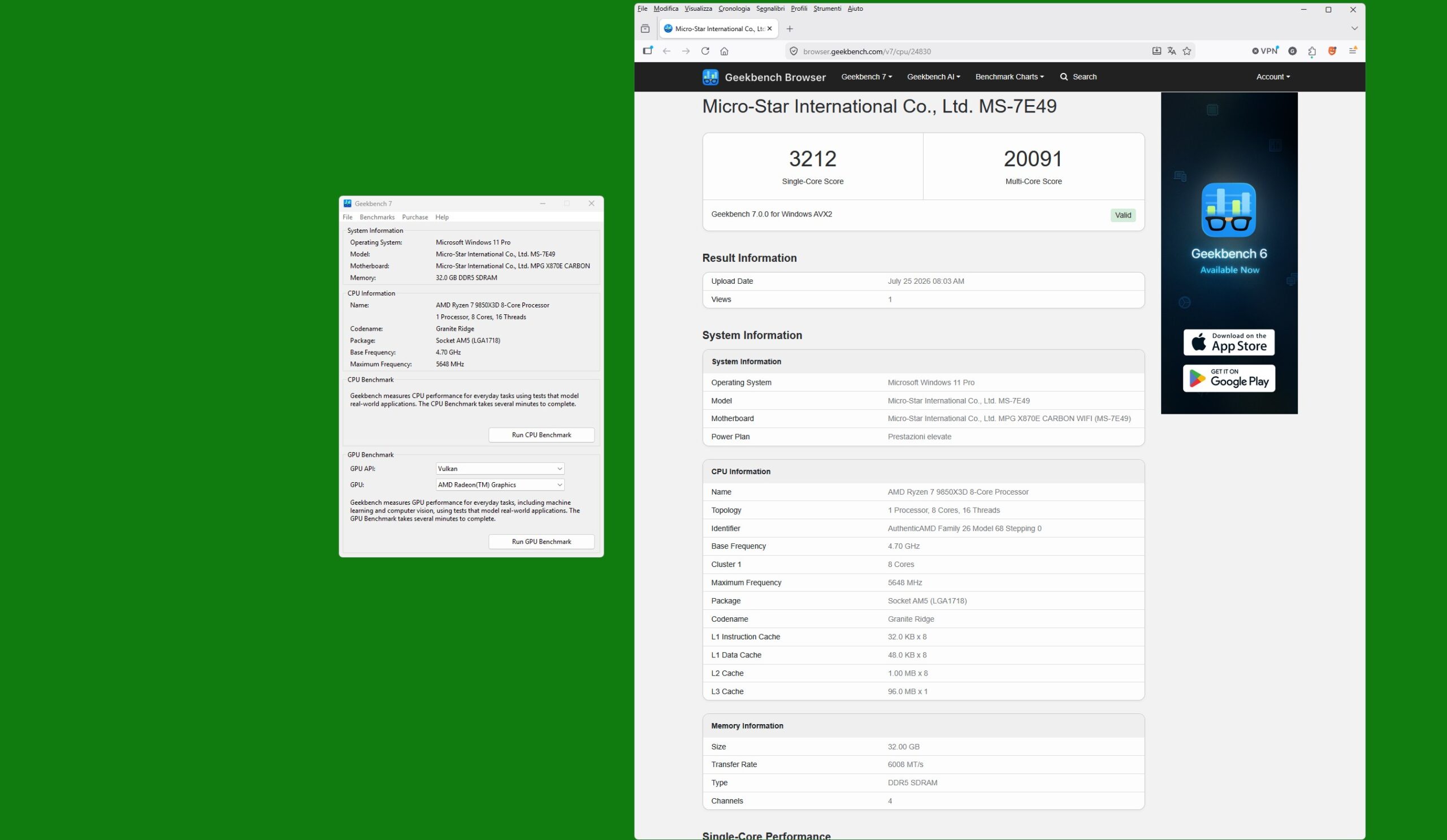 Arriva Geekbench 7, il benchmark più usato cambia volto con nuovi test CPU e GPU 2