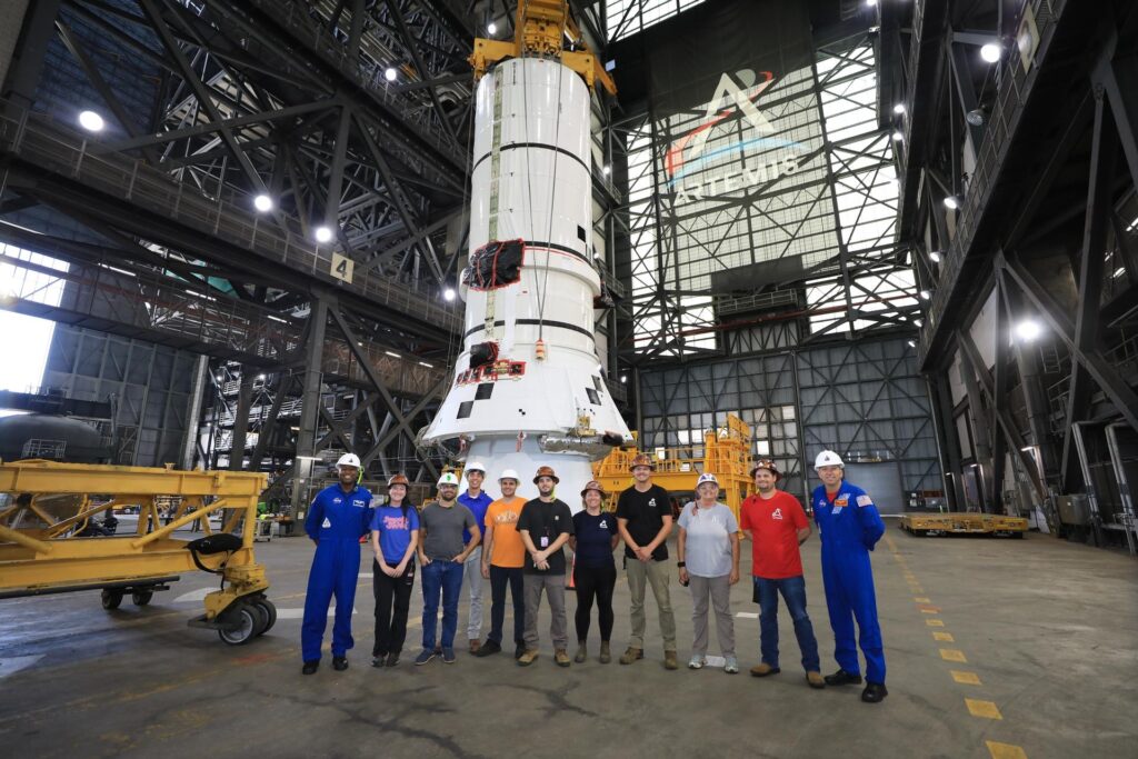 nasa assemblaggio sls artemis III