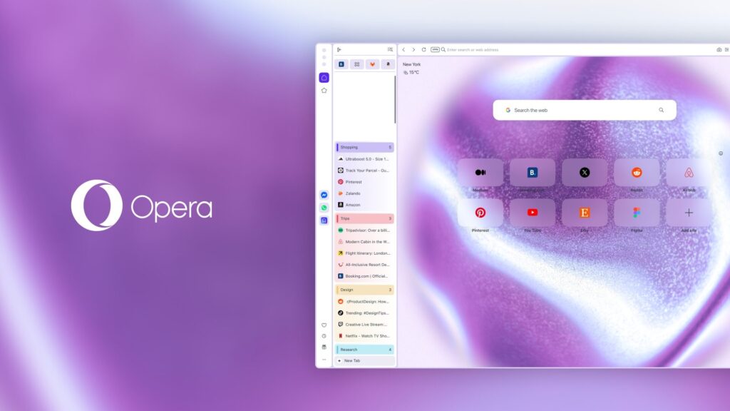 opera one schede verticali