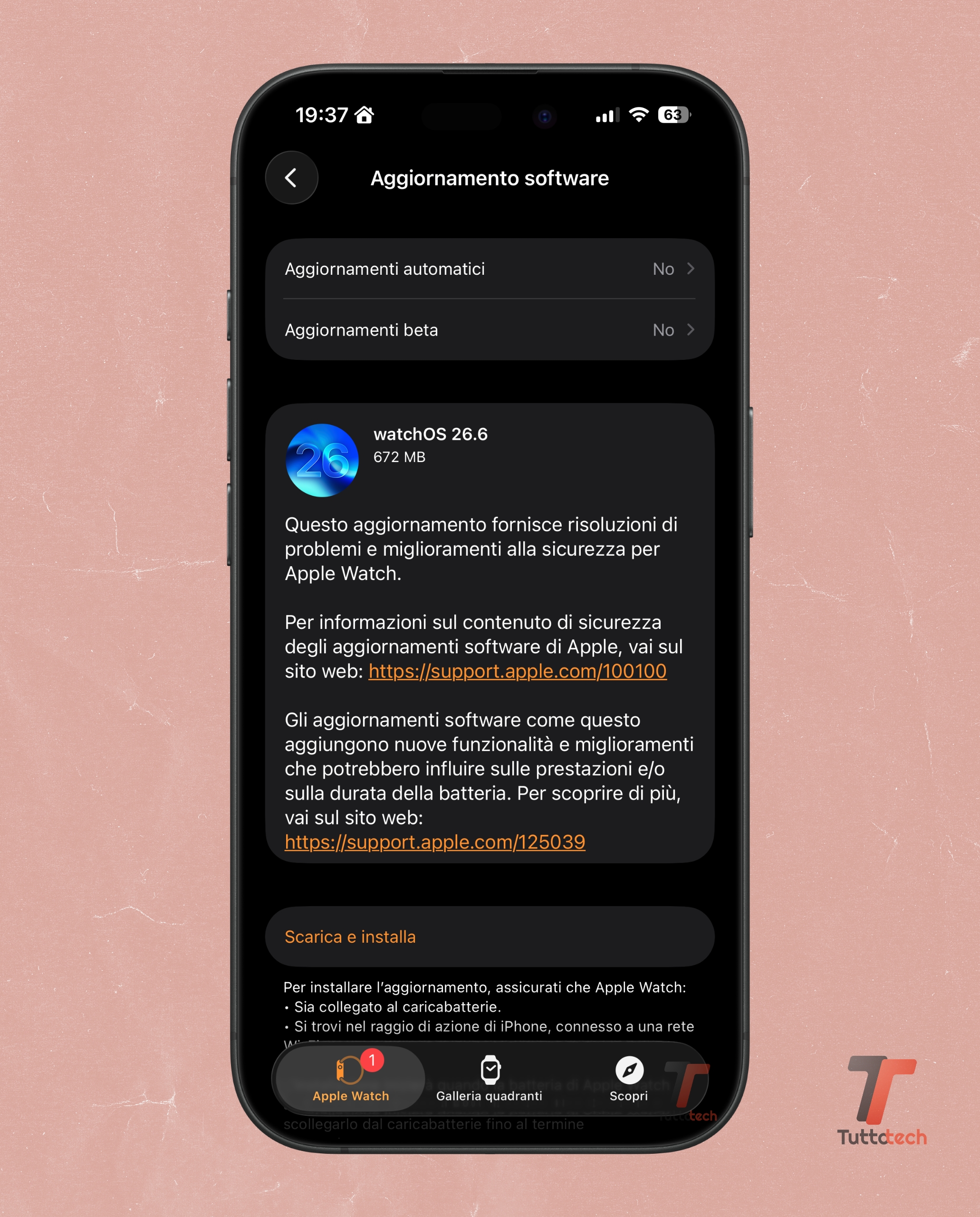 watchOS 26.6 on Apple Watch Series 10