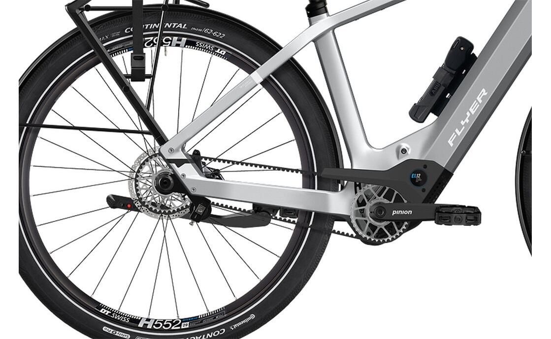 Flyer svela una e-bike premium in carbonio con cambio integrato e marce automatiche 1