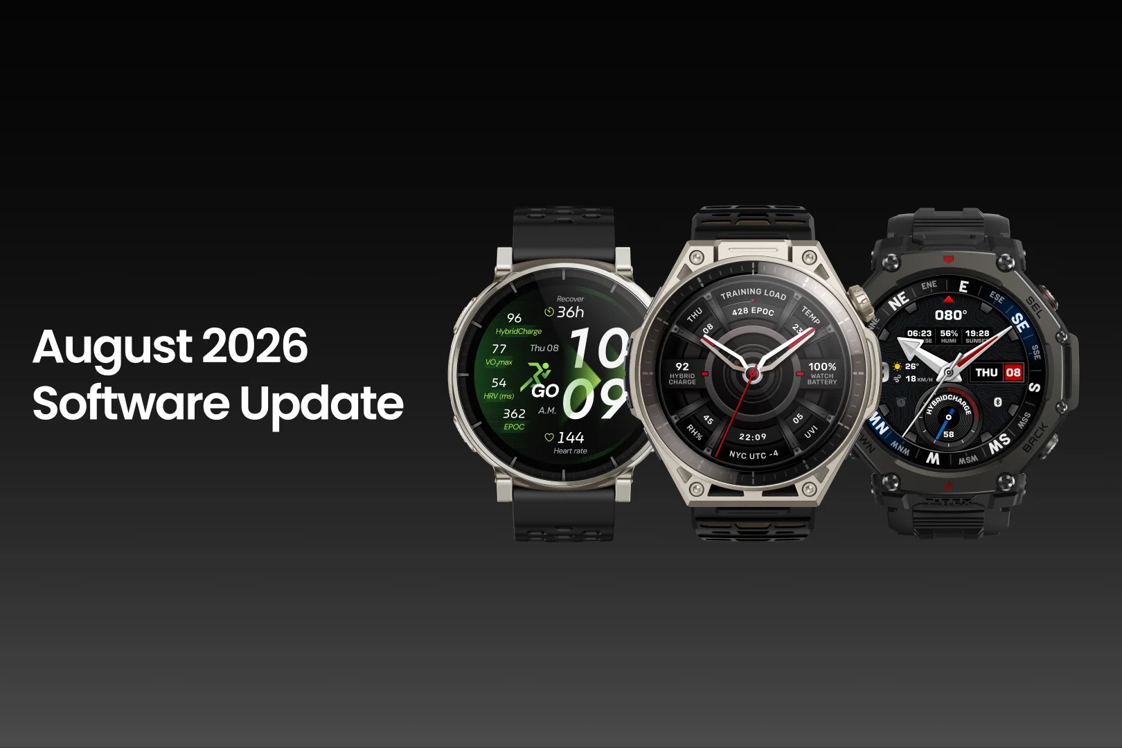 Amazfit - Aggiornamento agosto 2026 hero