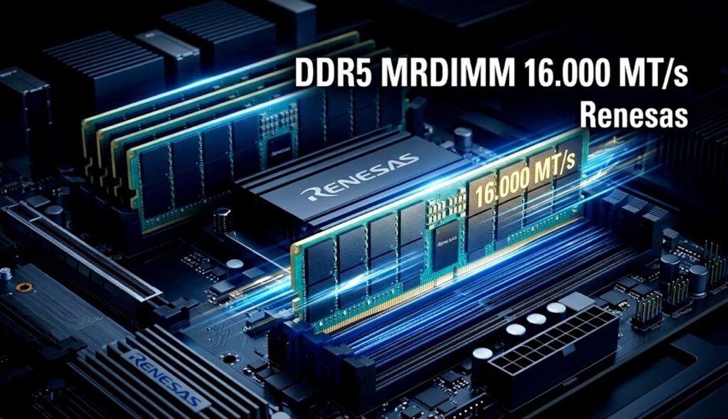 Renesas porta le DDR5 MRDIMM a 16.000 MT/s, più banda per AI e data center 3